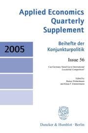 Cover von Can Germany Stand Up to International Locational Competition?