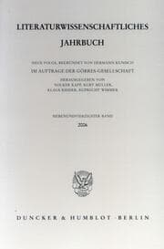Cover von Literaturwissenschaftliches Jahrbuch 47/2006