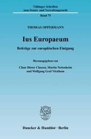 Cover von Ius Europaeum