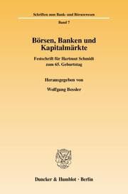 Cover von Börsen, Banken und Kapitalmärkte.