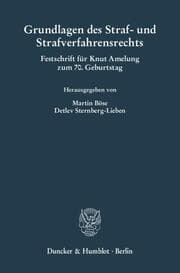 Cover von Grundlagen des Straf- und Strafverfahrensrechts