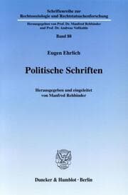 Cover von Politische Schriften