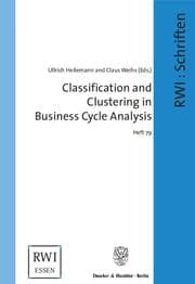 Cover von Classification and Clustering in Business Cycle Analysis.