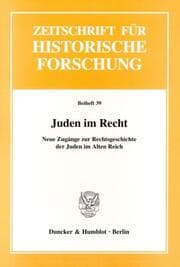 Cover von Juden im Recht