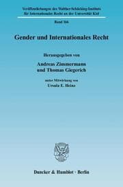 Cover von Gender und Internationales Recht