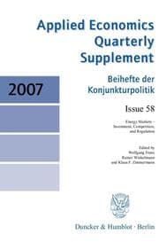Cover von Energy Markets - Investment, Competition, and Regulation.