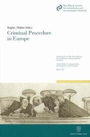 Cover von Criminal Procedure in Europe