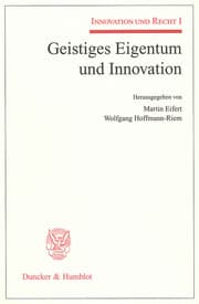 Cover von Innovation und Recht