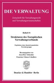 Cover von Strukturen des Europäischen Verwaltungsverbunds