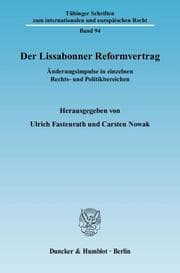 Cover von Der Lissabonner Reformvertrag
