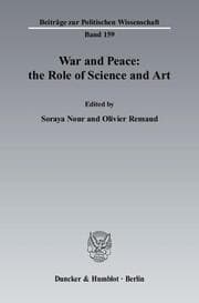 Cover von War and Peace: the Role of Science and Art