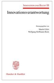 Cover von Innovationsverantwortung