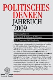 Cover von Politisches Denken Jahrbuch 2009