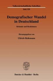Cover von Demografischer Wandel in Deutschland