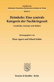Cover von Heimkehr: Eine zentrale Kategorie der Nachkriegszeit
