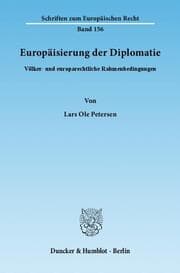 Cover von Europäisierung der Diplomatie.