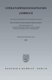 Cover von Literaturwissenschaftliches Jahrbuch