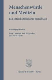 Cover von Menschenwürde und Medizin