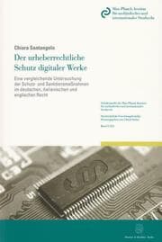 Cover von Der urheberrechtliche Schutz digitaler Werke