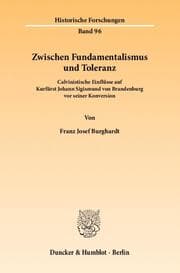 Cover von Zwischen Fundamentalismus und Toleranz