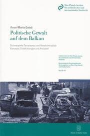 Cover von Politische Gewalt auf dem Balkan.
