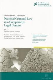 Cover von National Criminal Law in a Comparative Legal Context 3.1