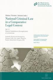 Cover von National Criminal Law in a Comparative Legal Context.