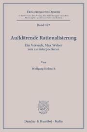 Cover von Aufklärende Rationalisierung