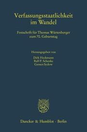 Cover von Verfassungsstaatlichkeit im Wandel.