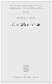 Cover von Gute Wissenschaft