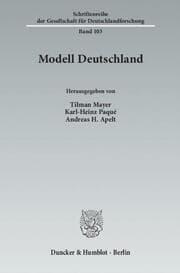 Cover von Modell Deutschland
