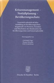 Cover von Krisenmanagement, Notfallplanung, Bevölkerungsschutz