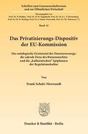 Cover von Das Privatisierungs-Dispositiv der EU-Kommission.