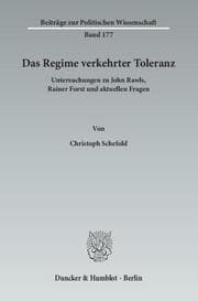 Cover von Das Regime verkehrter Toleranz