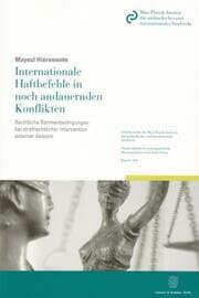 Cover von Internationale Haftbefehle in noch andauernden Konflikten