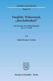 Cover von Finalität, Widerstand,'Bescholtenheit'.