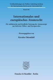 Cover von Internationales und europäisches Atomrecht