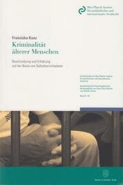 Cover von Kriminalität älterer Menschen.