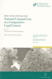 Cover von National Criminal Law in a Comparative Legal Context 1.3