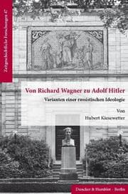 Cover von Von Richard Wagner zu Adolf Hitler