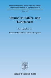 Cover von Räume im Völker- und Europarecht