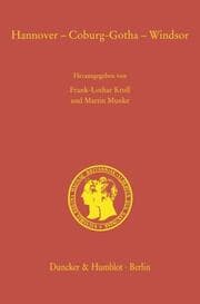 Cover von Hannover - Coburg-Gotha - Windsor.