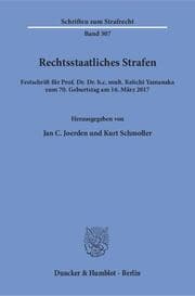 Cover von Rechtsstaatliches Strafen.