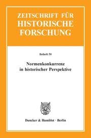 Cover von Normenkonkurrenz in historischer Perspektive.