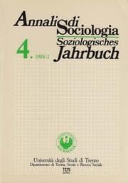 Cover von Annali di Sociologia / Soziologisches Jahrbuch.