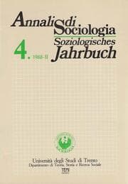 Cover von Annali di Sociologia - Soziologisches Jahrbuch.