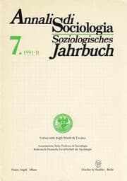 Cover von Annali di Sociologia - Soziologisches Jahrbuch.