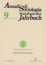 Cover von Annali di Sociologia - Soziologisches Jahrbuch.
