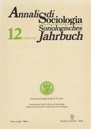 Cover von Annali di Sociologia - Soziologisches Jahrbuch.