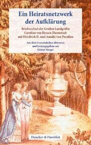 Cover von Ein Heiratsnetzwerk der Aufklärung